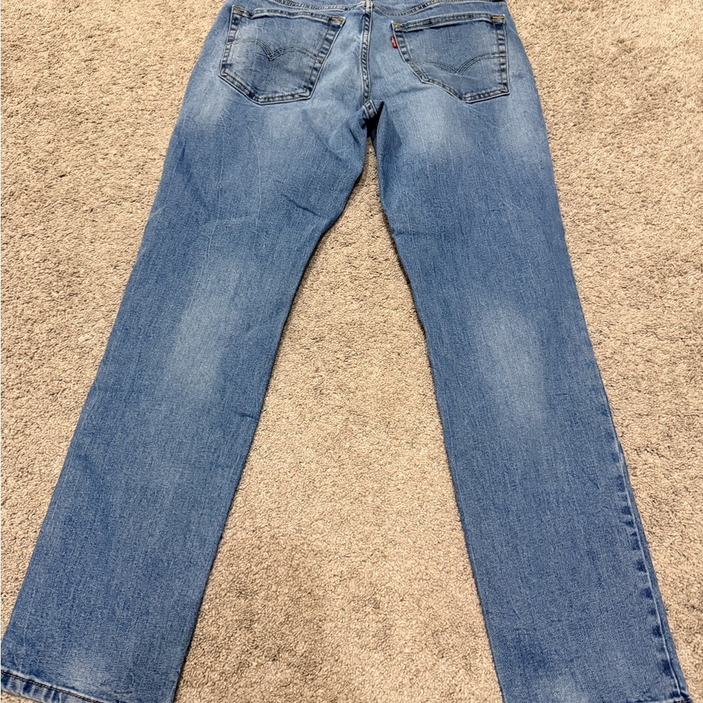 Levi’s Men’s Straight Leg Blue Jeans - Picture 5 of 6